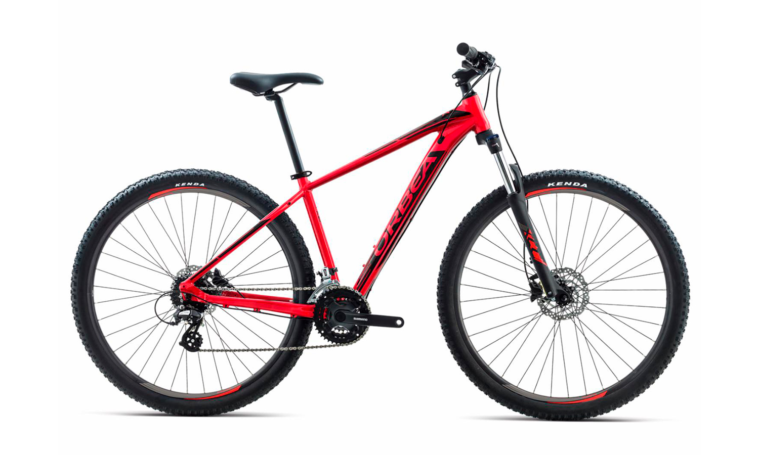 Фотографія Велосипед Orbea MX 29 50 (2018) 2018 Червоно-чорний 